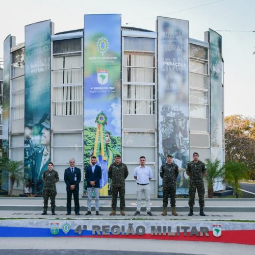 Visita ao comando da 4ª Região Militar em BH - 07/08/23