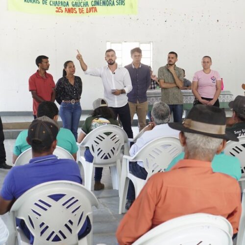 Visita ao município de Chapada Gaúcha. 03/03/23