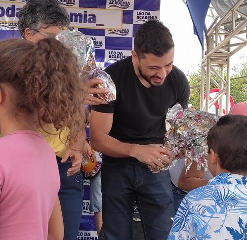 comemoração da Páscoa em Contagem, com o vereador Léo da Academia - 02/04/23