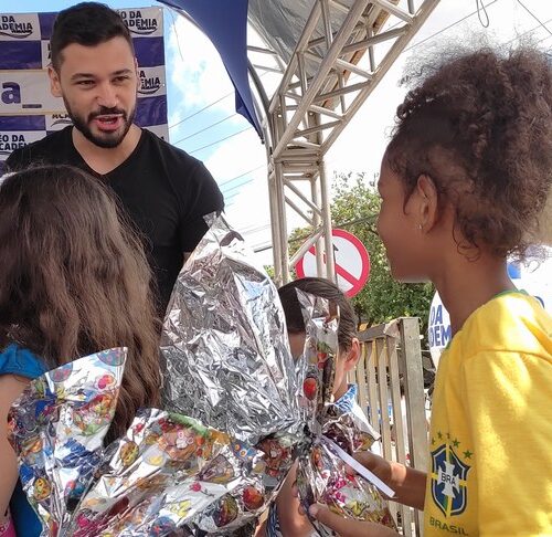 comemoração da Páscoa em Contagem, com o vereador Léo da Academia - 02/04/23