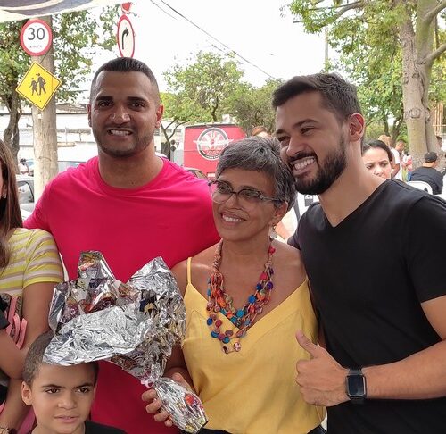 comemoração da Páscoa em Contagem, com o vereador Léo da Academia - 02/04/23